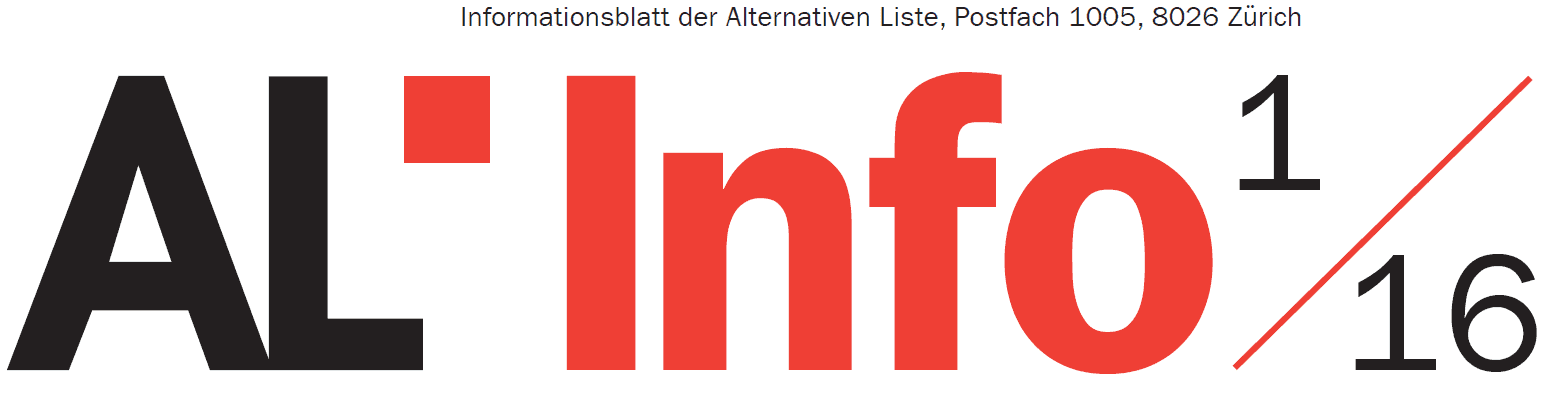 Neues Al Info Erschienen Al Alternative Liste Zürich