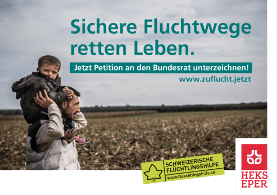 Die AL unterstützt die Petition „Für sichere und legale Fluchtwege in die Schweiz“
