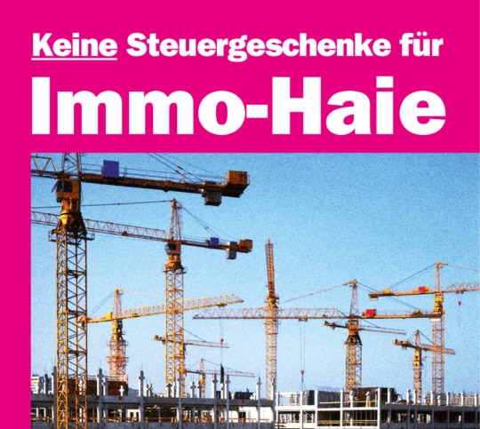 Behördenreferendum gegen die Senkung der Grundstückgebühren