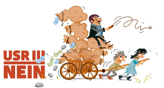 USR III: Inakzeptable Ausfälle trotz Zückerchen für Verlierer-Gemeinden