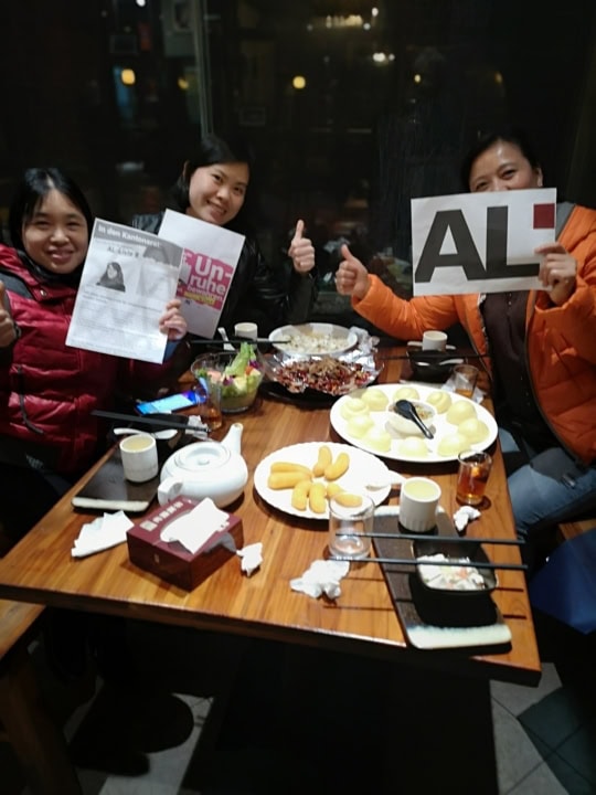 Der AL Wahlsieg wird auch in China gefeiert