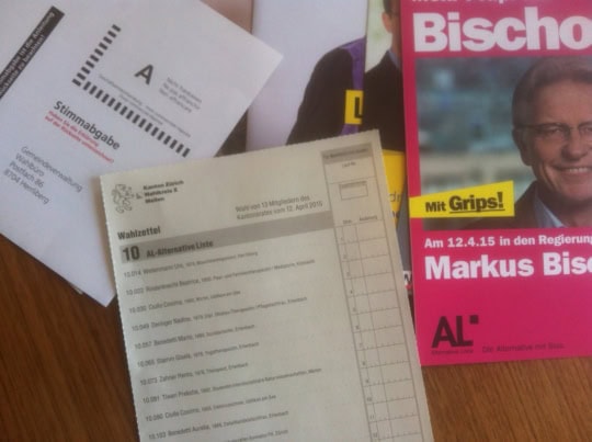 Jetzt Liste 10 und Markus Bischoff wählen