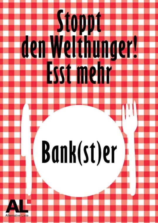Occupy Paradeplatz: Rettet Menschen, nicht Banken!