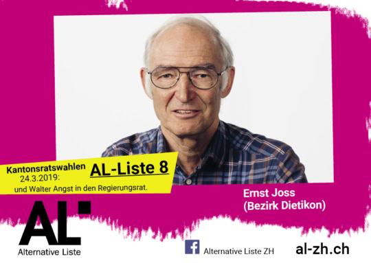 Das AL-Spitzentrio im Wahlkreis Dietikon