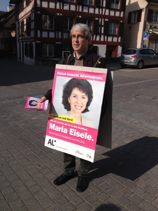 Komitee „Alternativen für Bülach“ im Strassen-Wahlkampf