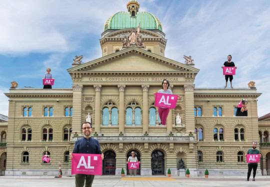 AL nach Bern – Wir suchen 60’000 Franken Spenden!  