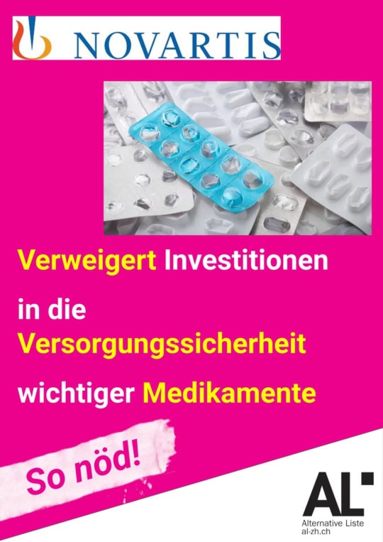 Sandoz-Deal: Profit vor Gesundheit