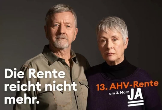 3. März: 13. AHV-Rente oder Malochen bis 67?