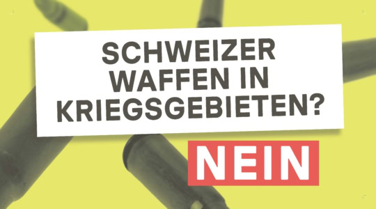 Waffenexport ist keine Sicherheitspolitik